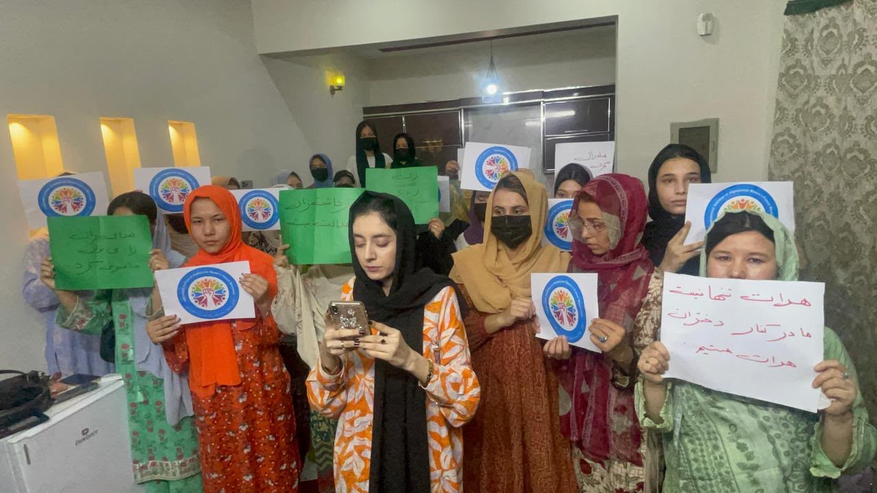 Coalition of Independent Women’s Protest Movements in Afghanistan Condemns Arrest of Women in Herat.
