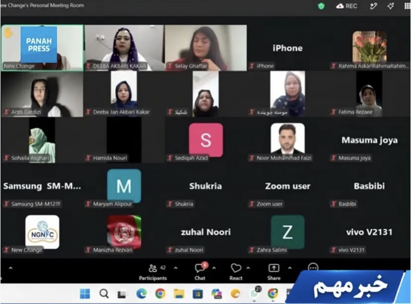 From Yesterday to Today: A Look at the Struggles of Afghan Women in an Online Session
